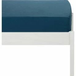 CALANQUES - Drap Housse Enfant En Coton 90x200+B20cm - Bleu Figuerolles -chambre à coucher Soldes 27128985 F 1