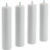 CYLINDRE - Lot De 4 Pieds De Sommier - H30cm Gris Borie -chambre à coucher Soldes 4 pieds de sommier CYLINDRE 27301364 B 1