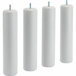 CYLINDRE - Lot De 4 Pieds De Sommier - H30cm Gris Borie