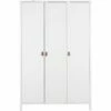 DAURIAN - Armoire 3 Portes En Bois - Blanc H195cm -chambre à coucher Soldes ARMOIRE DAURIAN 27355930 F 1