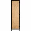 GALANT - Armoire 1 Porte En Cannage - Noir H180cm -chambre à coucher Soldes Armoire GALANT 27021125 F 1