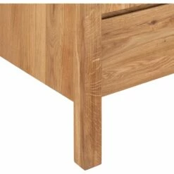 RENO - Armoire 2 Portes Et 1 Tiroir En Chêne Massif H200cm - Bois Clair 11 RENO - Armoire 2 Portes Et 1 Tiroir En Chêne Massif H200cm - Bois Clair -chambre à coucher Soldes Armoire RENO 27619285 Z 2