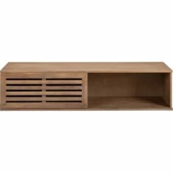 GAIA - Bout De Lit En Acacia L135xl37xH32 Cm - Bois Clair