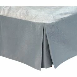 OPALINE - Cache-sommier Gris 32cm - 90x200cm