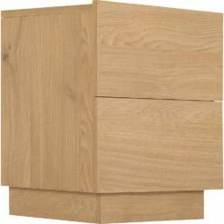 GASPARD - Table De Chevet En Bois Avec Deux Tiroirs L51.6xl36.8xH43cm - Bois Clair 10 GASPARD - Table De Chevet En Bois Avec Deux Tiroirs L51.6xl36.8xH43cm - Bois Clair -chambre à coucher Soldes CHEVET 2T GASPARD 27049884 B 2