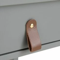 DAURIAN - Table De Chevet En Bois 1 Tiroir L40cxl35,4cxH70cm - Gris 9 DAURIAN - Table De Chevet En Bois 1 Tiroir L40cxl35,4cxH70cm - Gris -chambre à coucher Soldes CHEVET DAURIAN 27356326 Z 1