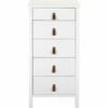 DAURIAN - Chiffonnier 5 Tiroirs En Bois - Blanc -chambre à coucher Soldes CHIFFONNIER DAURIAN 27356340 F 1