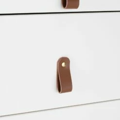 DAURIAN - Chiffonnier 5 Tiroirs En Bois - Blanc -chambre à coucher Soldes CHIFFONNIER DAURIAN 27356340 Z 2