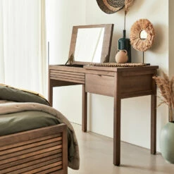 CRUZ - Coiffeuse 1 Tiroir En Pin -chambre à coucher Soldes COIFFEUSE CRUZ 27304679 A 1