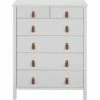 DAURIAN - Commode 4 Grands + 2 Petits Tiroirs En Bois - Blanc 1 DAURIAN - Commode 4 Grands + 2 Petits Tiroirs En Bois - Blanc -chambre à coucher Soldes COMMODE DAURIAN 27355879 F 1