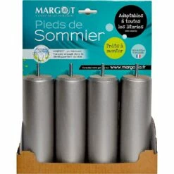 CYLINDRE - Pieds De Sommier Imitation Métal H20 Cm - Jeu De 4