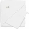 NUAGE - Ensemble Cape De Bain Et Gant Bébé Avec Broderie Lurex - Blanc 1 NUAGE - Ensemble Cape De Bain Et Gant Bébé Avec Broderie Lurex - Blanc -chambre à coucher Soldes Cape de bain gant Nuage 27173909 F 1