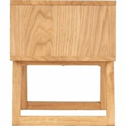BRUNA - Table De Chevet En Plaqué Chêne L45xl40xH48cm - Bois Clair -chambre à coucher Soldes Chevet BRUNA 26952482 B 5