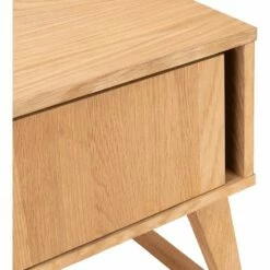 BRUNA - Table De Chevet En Plaqué Chêne L45xl40xH48cm - Bois Clair -chambre à coucher Soldes Chevet BRUNA 26952482 Z 1