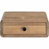 GAIA - Chevet Suspendu En Acacia L45xl25xH16cm - Bois Clair