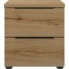 LUCIAN - Table De Chevet En Bois 2 Tiroirs L40xl36xH43cm- Bois Clair 1 LUCIAN - Table De Chevet En Bois 2 Tiroirs L40xl36xH43cm- Bois Clair -chambre à coucher Soldes Chevet LUCIAN 27634516 F 1