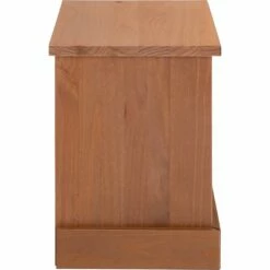 OLIVE - Table De Chevet En Pin L45xh50cm - Bois Foncé -chambre à coucher Soldes Chevet OLIVE 27594483 B 5