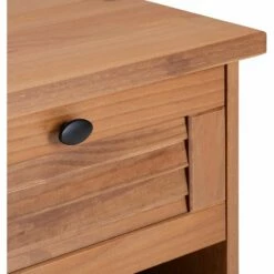 OLIVE - Table De Chevet En Pin L45xh50cm - Bois Foncé -chambre à coucher Soldes Chevet OLIVE 27594483 Z 1