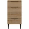 LUCIAN - Chiffonnier 4 Tiroirs En Bois - Bois Clair 2 LUCIAN - Chiffonnier 4 Tiroirs En Bois - Bois Clair -chambre à coucher Soldes Chiffonnier LUCIAN 27634547 F 1