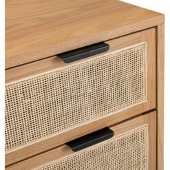 CALLISTA - Commode 3 Tiroirs En Bois Et Cannage - Bois Clair -chambre à coucher Soldes Commode CALLISTA 27488300 Z 1