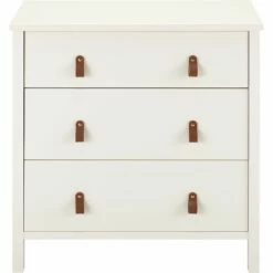 DAURIAN - Commode 3 Tiroirs En Bois - Blanc 8 DAURIAN - Commode 3 Tiroirs En Bois - Blanc -chambre à coucher Soldes Commode DAURIAN 27356371 F 1