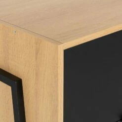 HENRY - Commode 3 Tiroirs - Noir H87,2XL90cm 14 HENRY - Commode 3 Tiroirs - Noir H87,2XL90cm -chambre à coucher Soldes Commode HENRY 27018941 Z 1