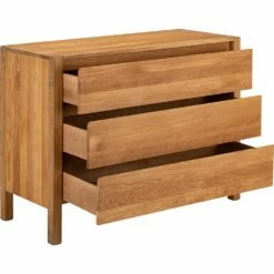 RENO - Commode 3 Tiroirs En Chêne - Bois Clair -chambre à coucher Soldes Commode RENO 27426180 B 2