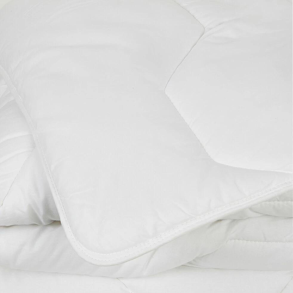 ROSALIA - Couette Tempérée En Tencel Et Coton - Blanc 220x240cm 4 ROSALIA - Couette Tempérée En Tencel Et Coton - Blanc 220x240cm – Image 2