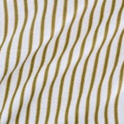 BOLERO - Coussin Rayé En Double Gaze De Coton 45x45cm - Vert -chambre à coucher Soldes Coussin BOLERO 27596142 Z 1