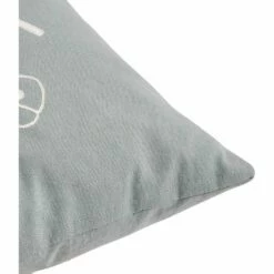 SONGE - Coussin Carré Brodé écureuil 40x40cm - Vert Clair -chambre à coucher Soldes Coussin SONGE 27136546 Z 1