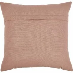 SONGE - Coussin Carré Brodé Coquillage 40x40cm - Rose -chambre à coucher Soldes Coussin SONGE 27136560 F 2