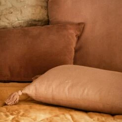 SONGE - Coussin Rectangle En Coton 30x40cm - Rose Salina -chambre à coucher Soldes Coussin Songe 27136201 A 2