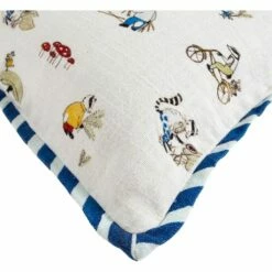 FRIPONS - Coussin Motif Animalier En Coton 45x45cm - Blanc -chambre à coucher Soldes Coussin imprime FRIPONS 27551721 Z 1