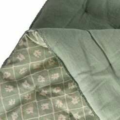 PIASTRE - Couvre Lit Finition Croquet En Coton 220x240cm - Vert -chambre à coucher Soldes Couvre lit PIASTRE 27518885 Z 1