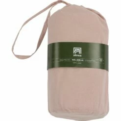 CALANQUES - Drap Housse En Coton - Rose Rosa 160x200cm B25cm -chambre à coucher Soldes DRAP HOUSSE CALANQUES 27056820 D 1