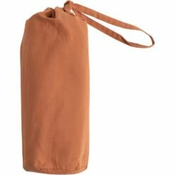 CALANQUES - Drap Housse En Coton - Brun Rustrel 90x200cm B25cm -chambre à coucher Soldes DRAP HOUSSE CALANQUES 27360064 D 1