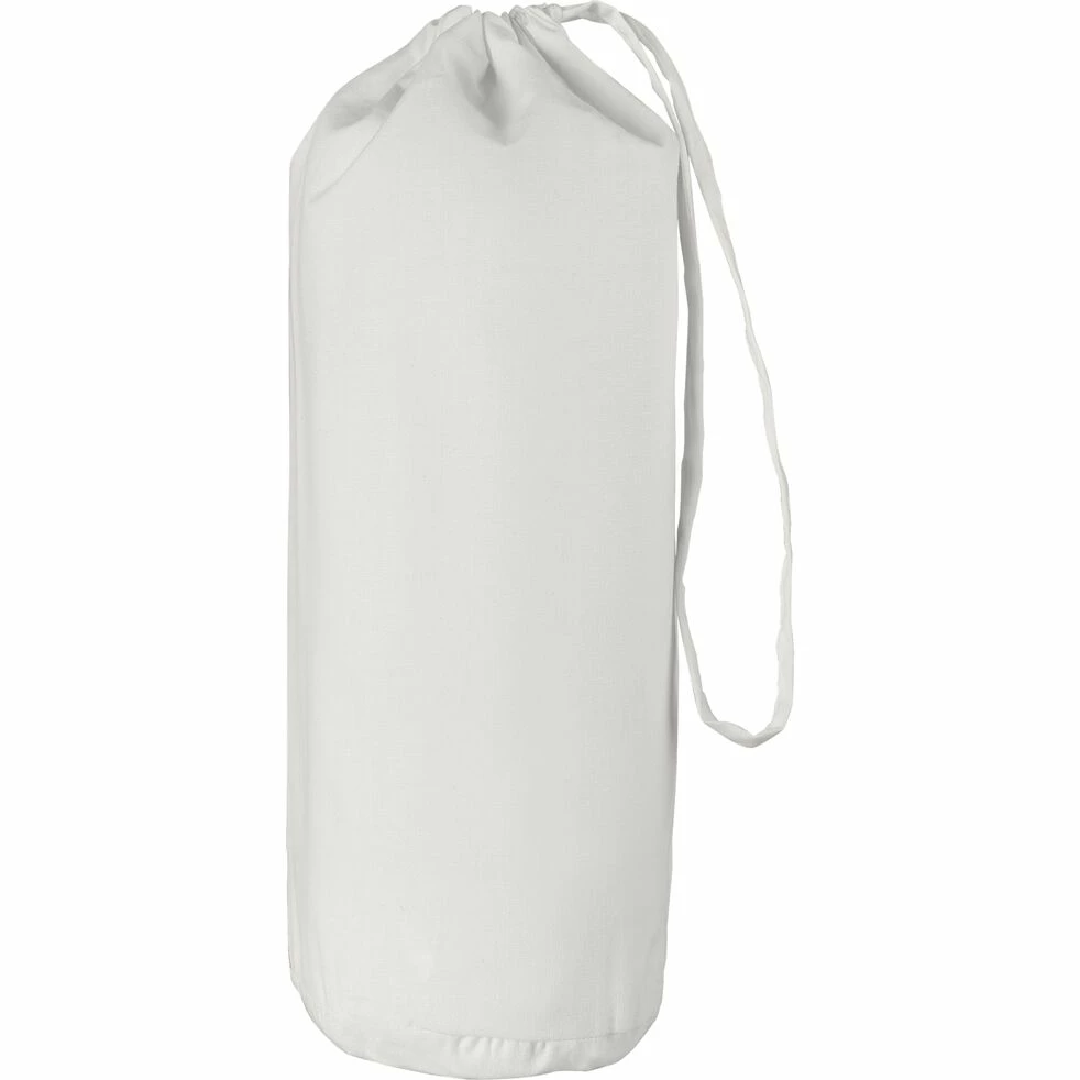 FLORE - Drap Housse En Percale De Coton - Blanc 140x200cm B30cm 4 FLORE - Drap Housse En Percale De Coton - Blanc 140x200cm B30cm – Image 2