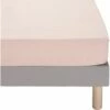 VENCE - Drap Housse En Lin Lavé - Rose Rosa 160x200cm B28cm -chambre à coucher Soldes DRAP HOUSSE VENCE 27363775 F 1