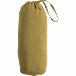 VENCE - Drap Housse En Lin Lavé - Jaune Alep 160x200cm B28cm -chambre à coucher Soldes DRAP HOUSSE VENCE 27363850 D 1