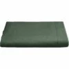 FLORE - Drap Plat En Percale De Coton 270x300- Vert Cedre -chambre à coucher Soldes DRAP PLAT FLORE 26439808 F 1