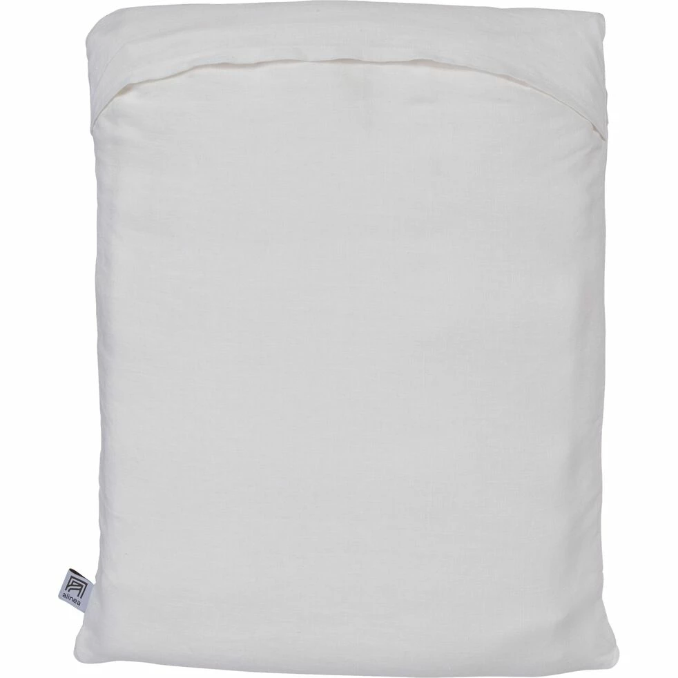 VENCE - Drap Plat En Lin Lavé 270x300cm - Blanc Capelan 4 VENCE - Drap Plat En Lin Lavé 270x300cm - Blanc Capelan – Image 2