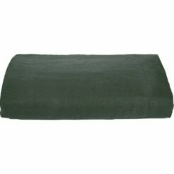 VENCE - Drap Plat En Lin Lavé 270x300cm - Vert Cèdre