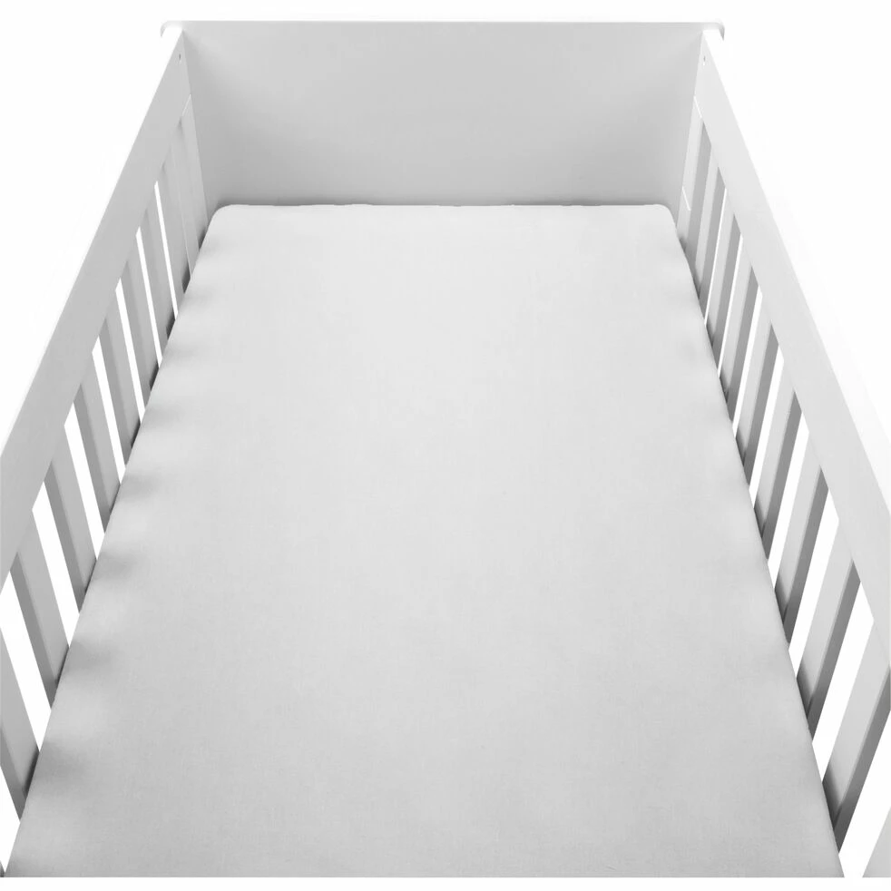 CALANQUES - Drap Housse Bébé En Coton Bio 70x140+B15cm - Blanc 3 CALANQUES - Drap Housse Bébé En Coton Bio 70x140+B15cm - Blanc