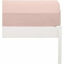 CALANQUES - Drap Housse Enfant En Coton 90x140+B15cm - Rose Rosa