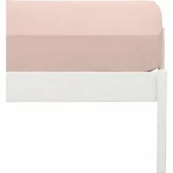 CALANQUES - Drap Housse Enfant En Coton 90x170+B15cm - Rose Rosa