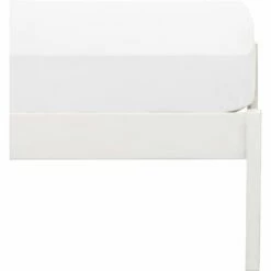 CALANQUES - Drap Housse Enfant En Coton 90x170+B15cm - Blanc