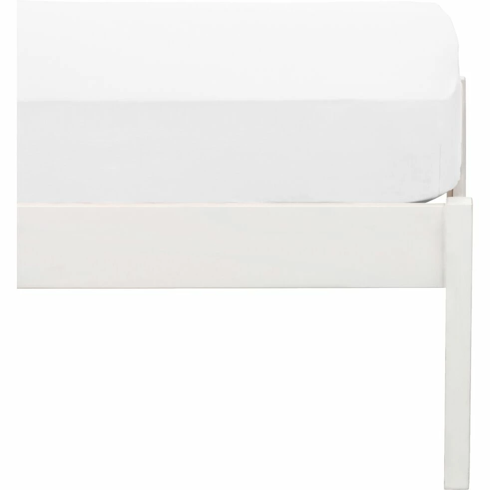 CALANQUES - Drap Housse Enfant En Coton 90x170+B15cm - Blanc 3 CALANQUES - Drap Housse Enfant En Coton 90x170+B15cm - Blanc