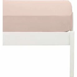 CALANQUES - Drap Housse Enfant En Coton 90x200+B20cm - Rose Rosa