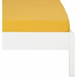 CALANQUES - Drap Housse Enfant En Coton 90x200+B20cm - Jaune