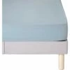 CALANQUES - Drap Housse En Coton - Bleu Calaluna 140x200cm B30cm -chambre à coucher Soldes Drap housse CALANQUES 27099940 F 1